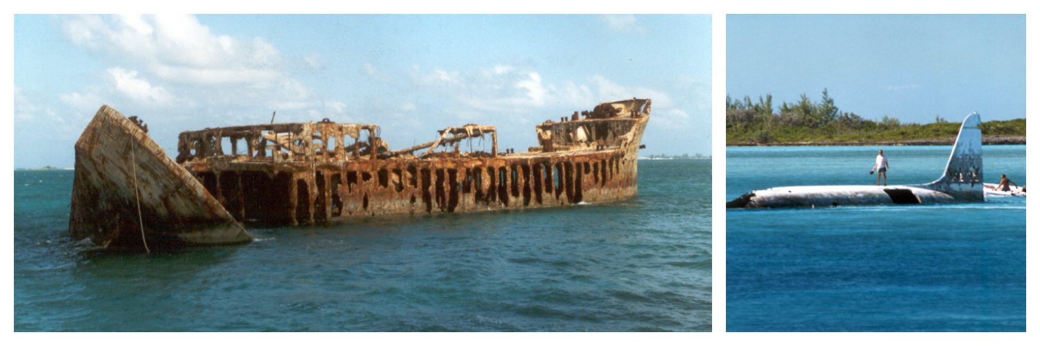 Sapona Wreck and Normans Cay Bahamas 1996